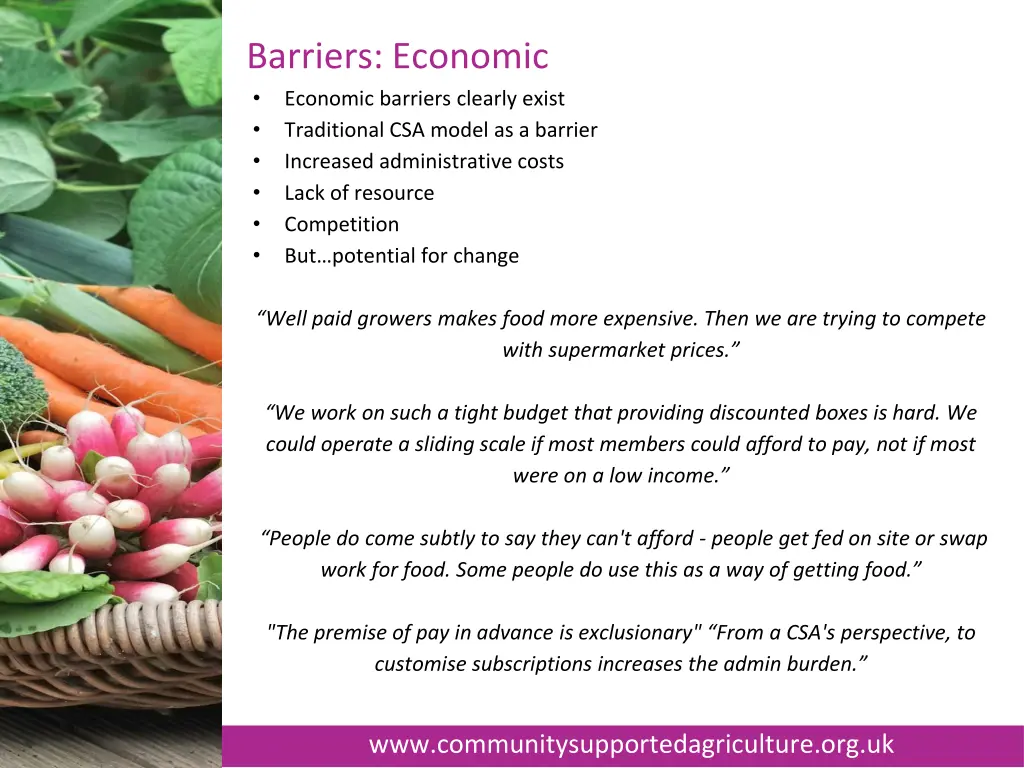 barriers economic economic barriers clearly exist