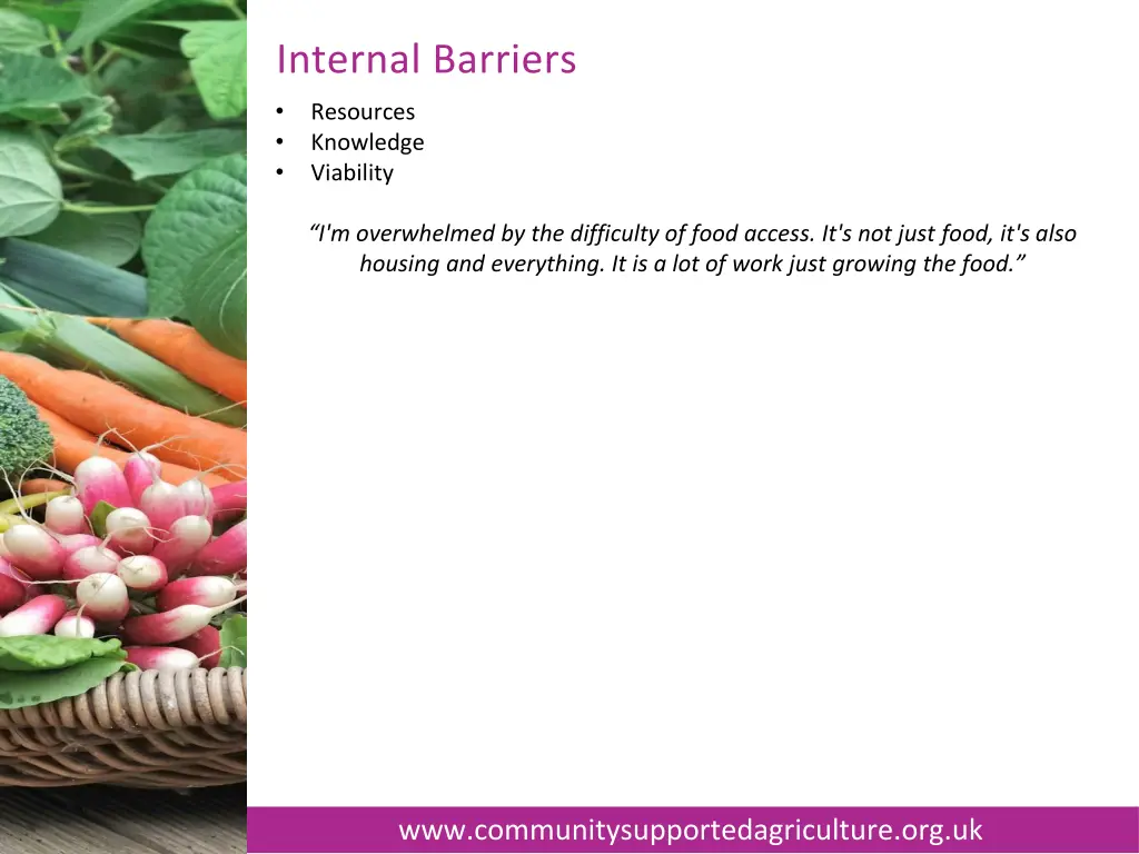 internal barriers