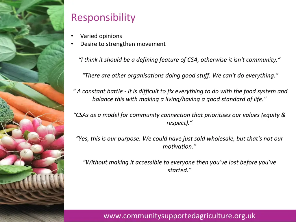 responsibility