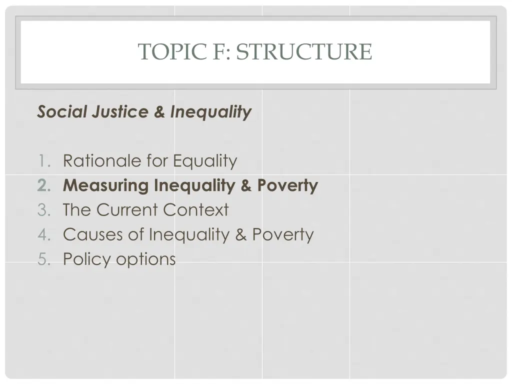 topic f structure 1