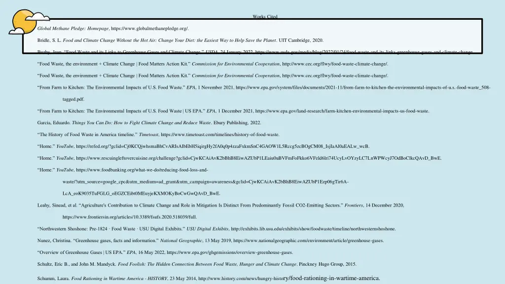 works cited
