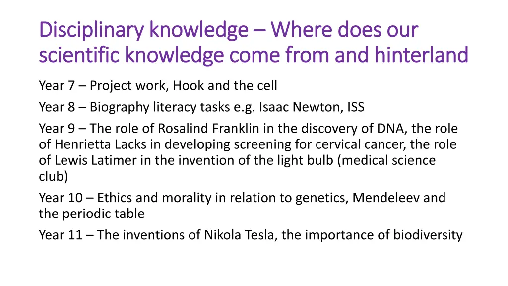 disciplinary knowledge disciplinary knowledge 1