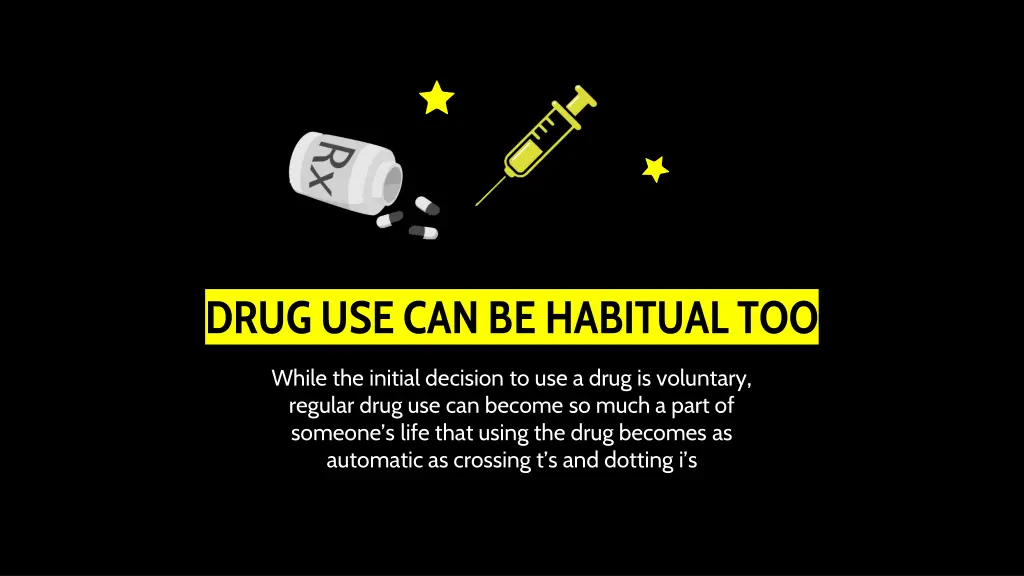 drug use can be habitual too