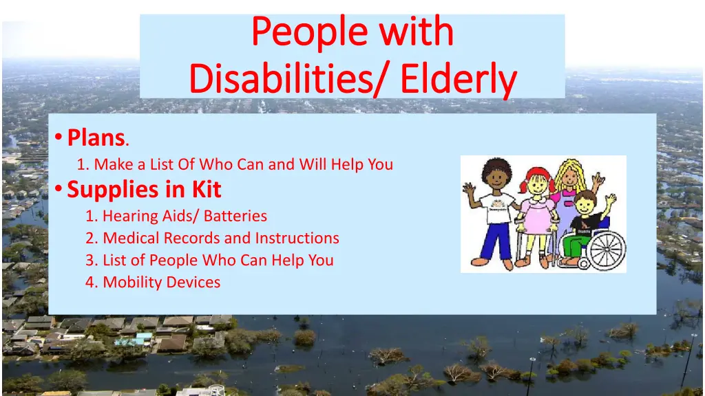 people with people with disabilities elderly