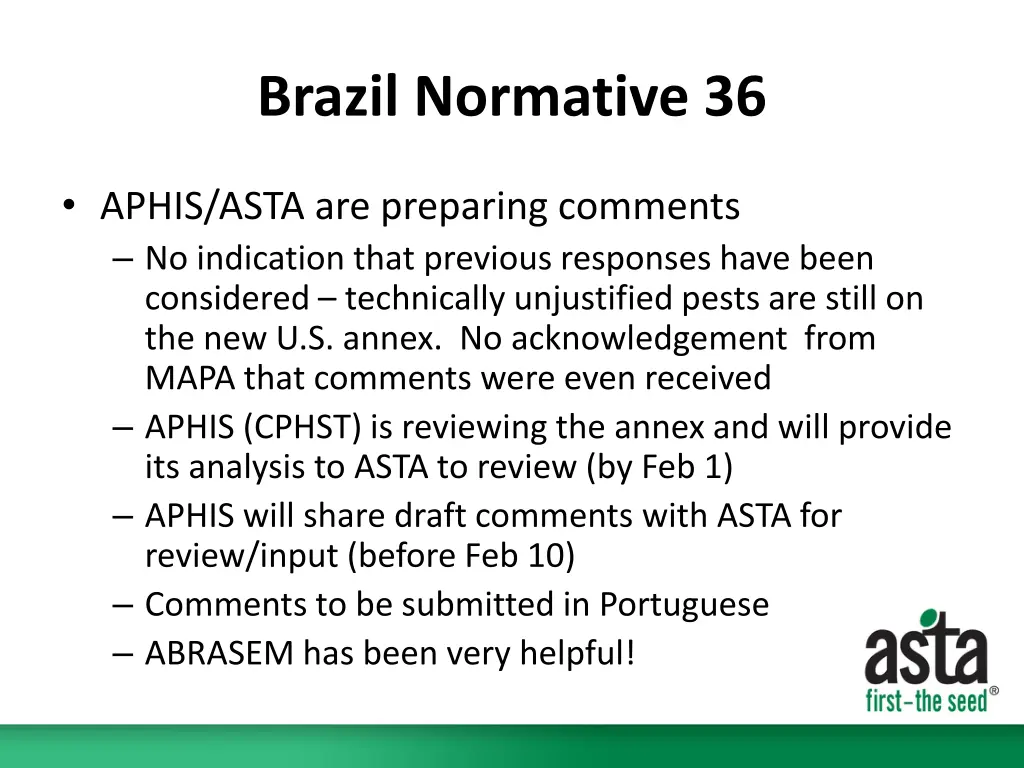 brazil normative 36