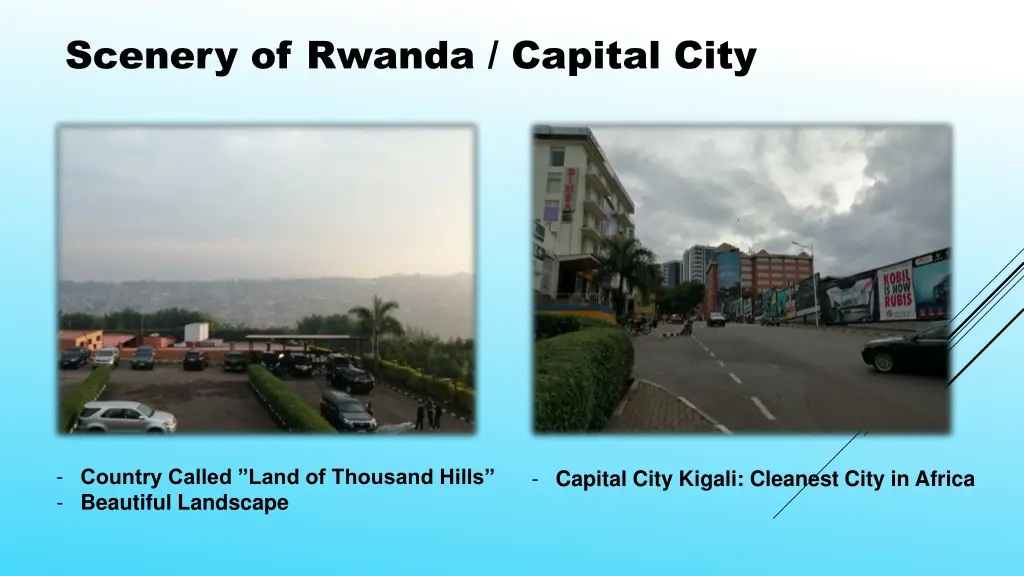 scenery of rwanda capital city