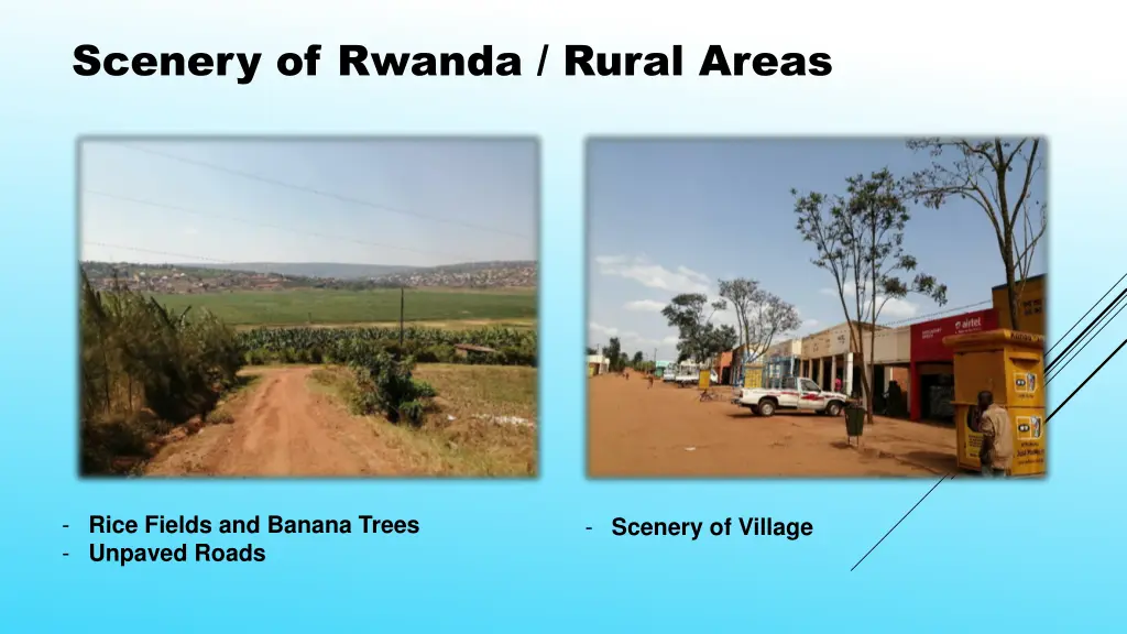 scenery of rwanda rural areas