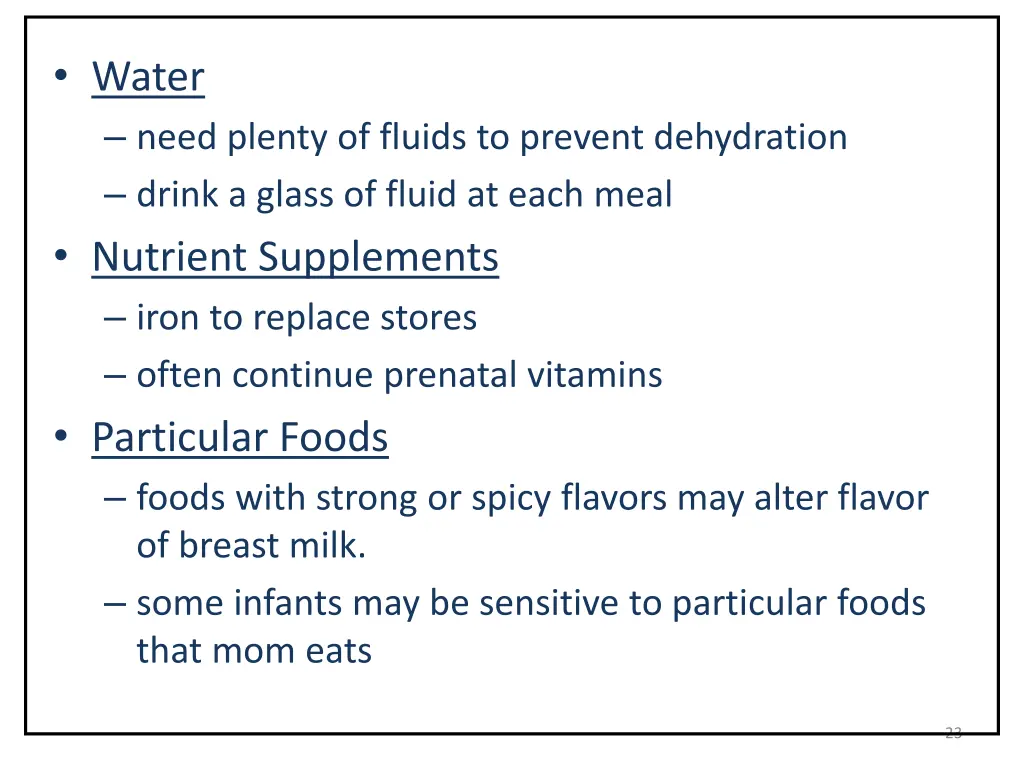 water need plenty of fluids to prevent