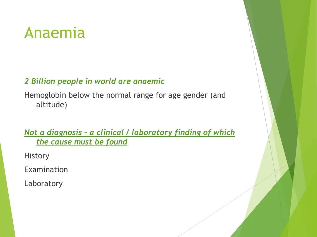 anaemia 1