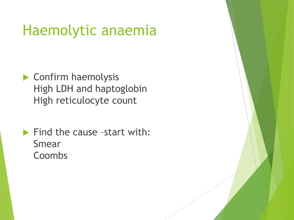 haemolytic anaemia 1
