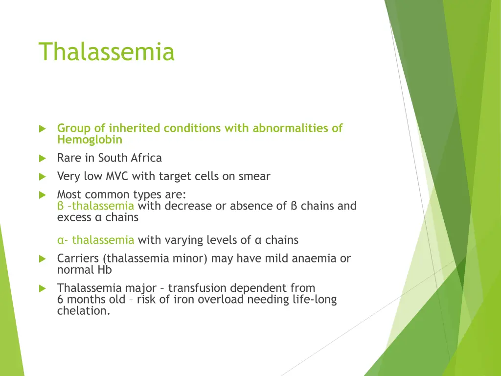 thalassemia