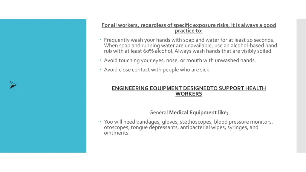 for all workers regardless of specific exposure