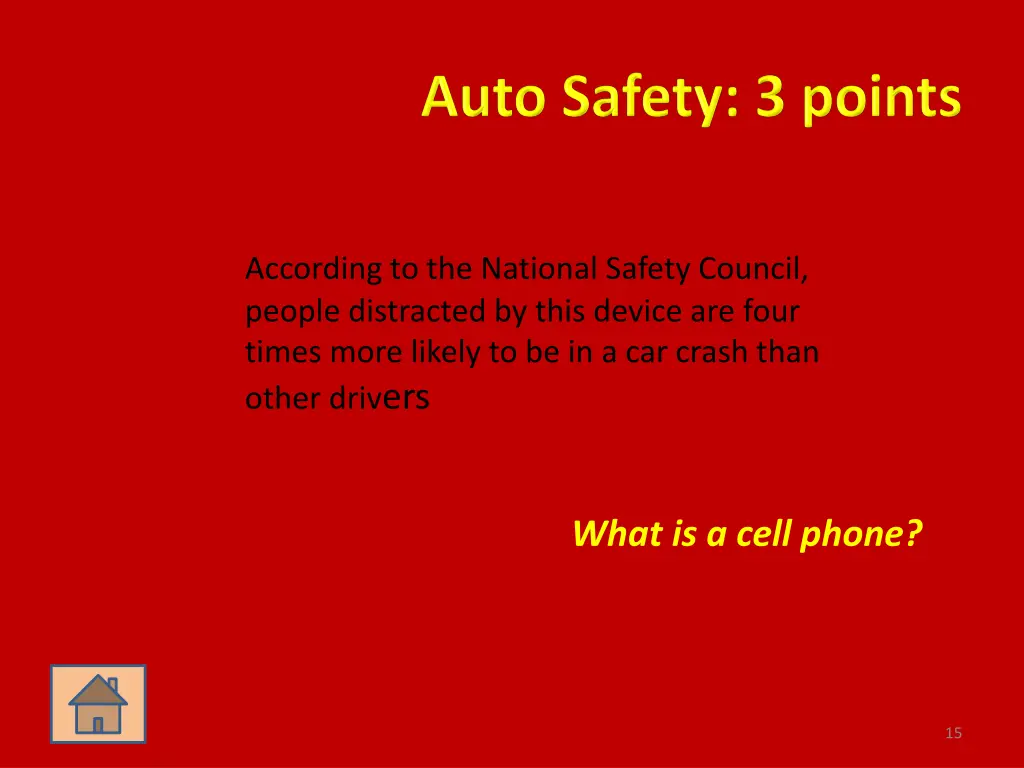 according to the national safety council people