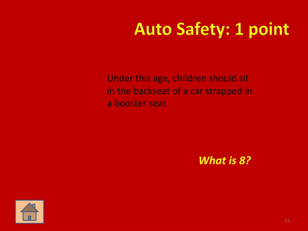 under this age children should