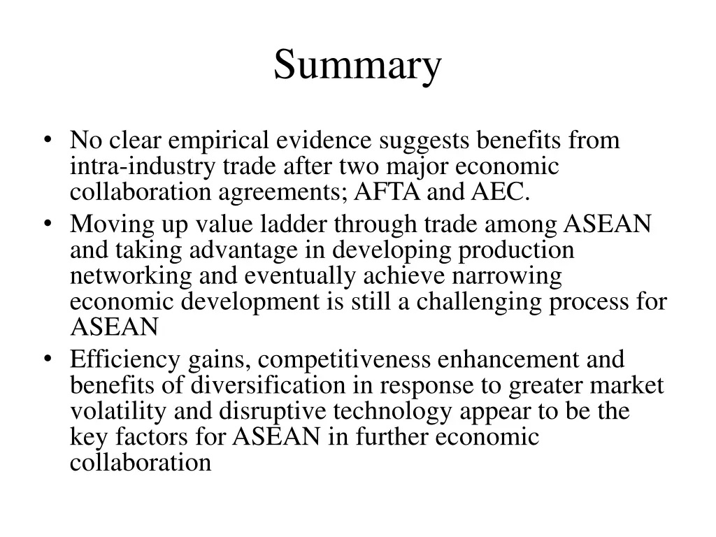 summary