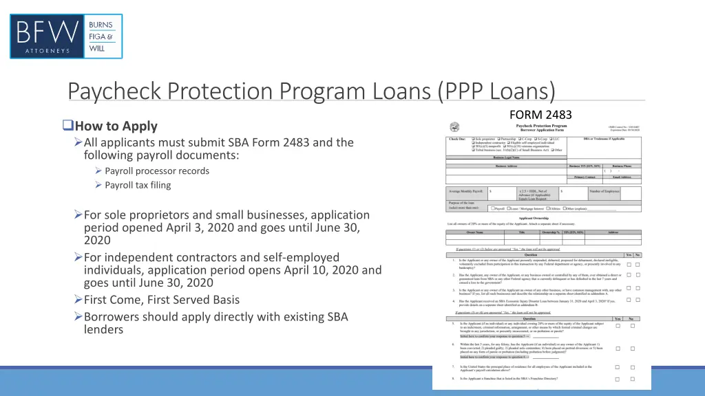 paycheck protection program loans ppp loans 14