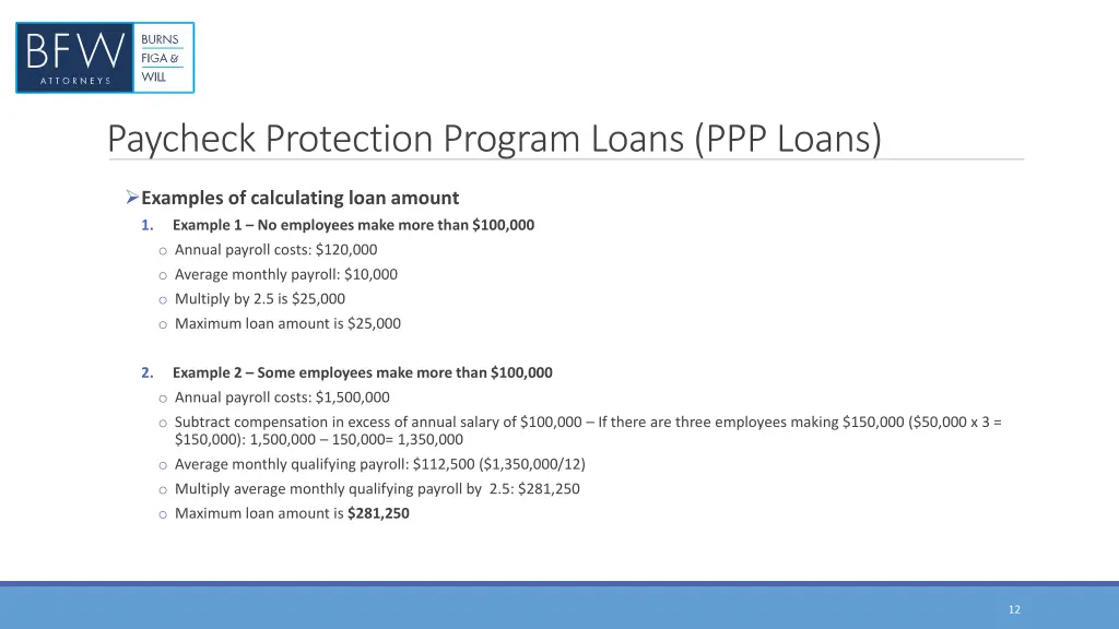 paycheck protection program loans ppp loans 7