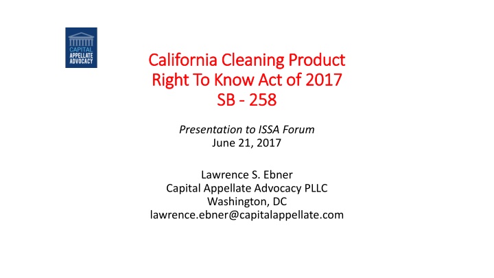 california cleaning product california cleaning
