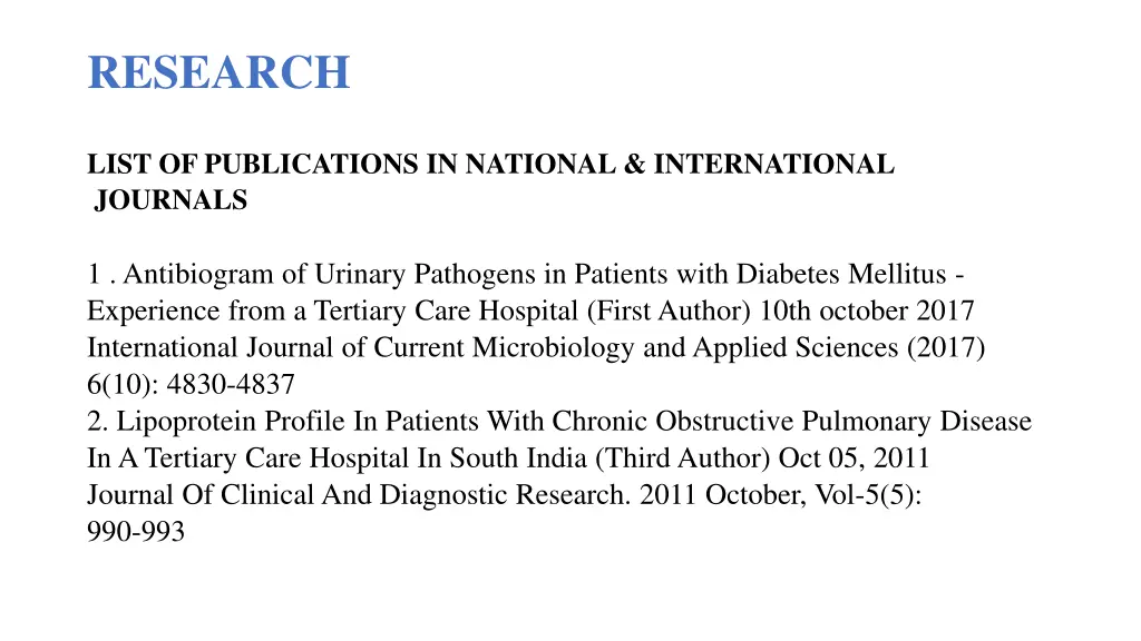 research 1