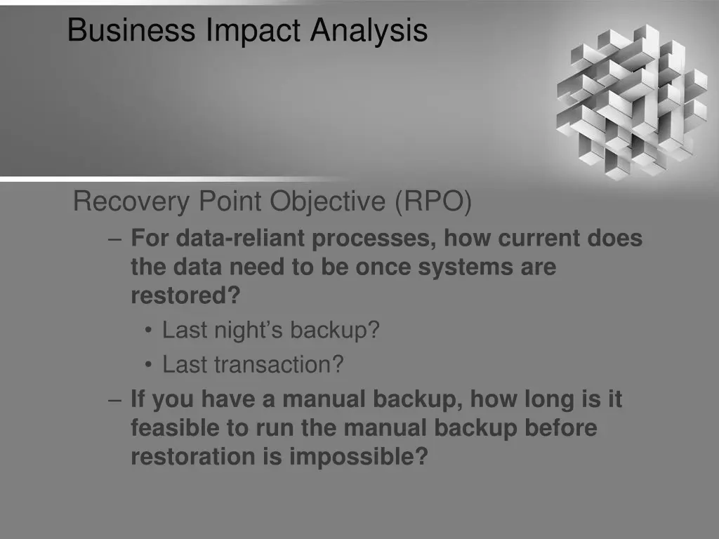 business impact analysis 6