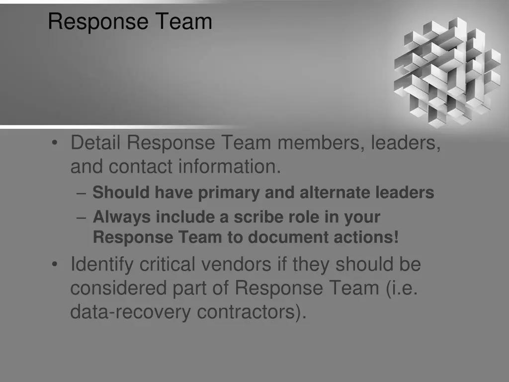 response team