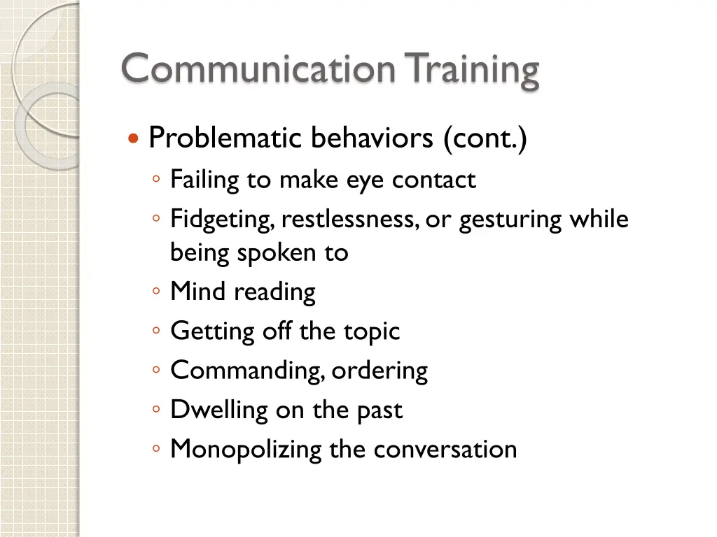 communication training 2