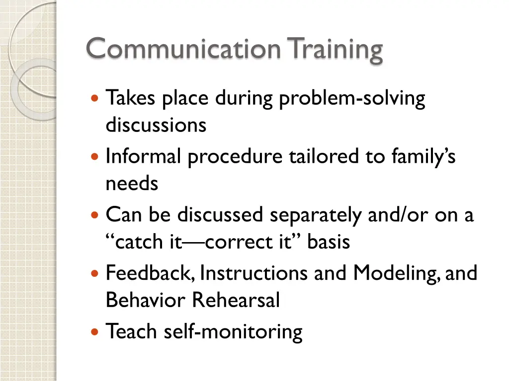 communication training