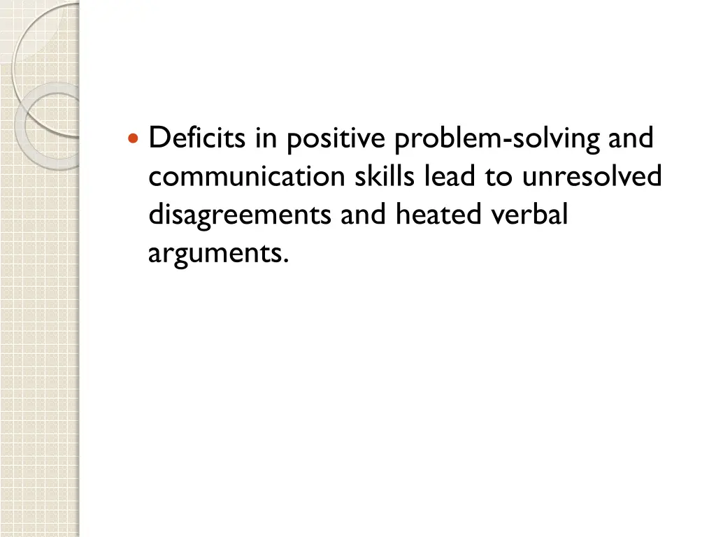 deficits in positive problem solving