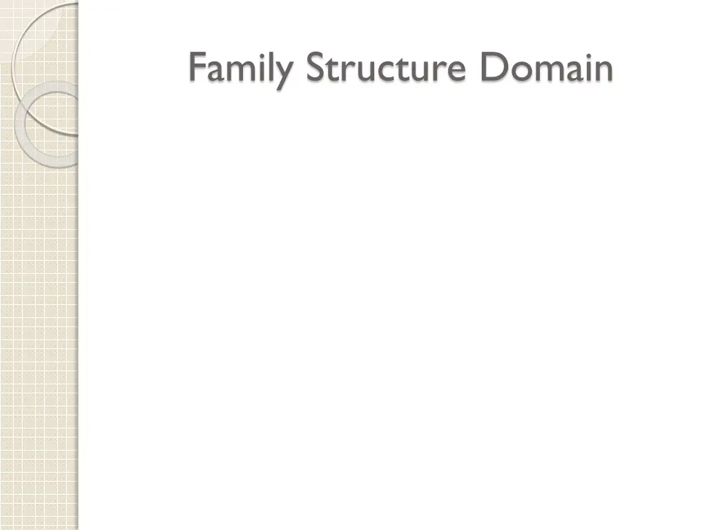 family structure domain