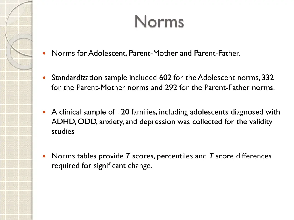 norms