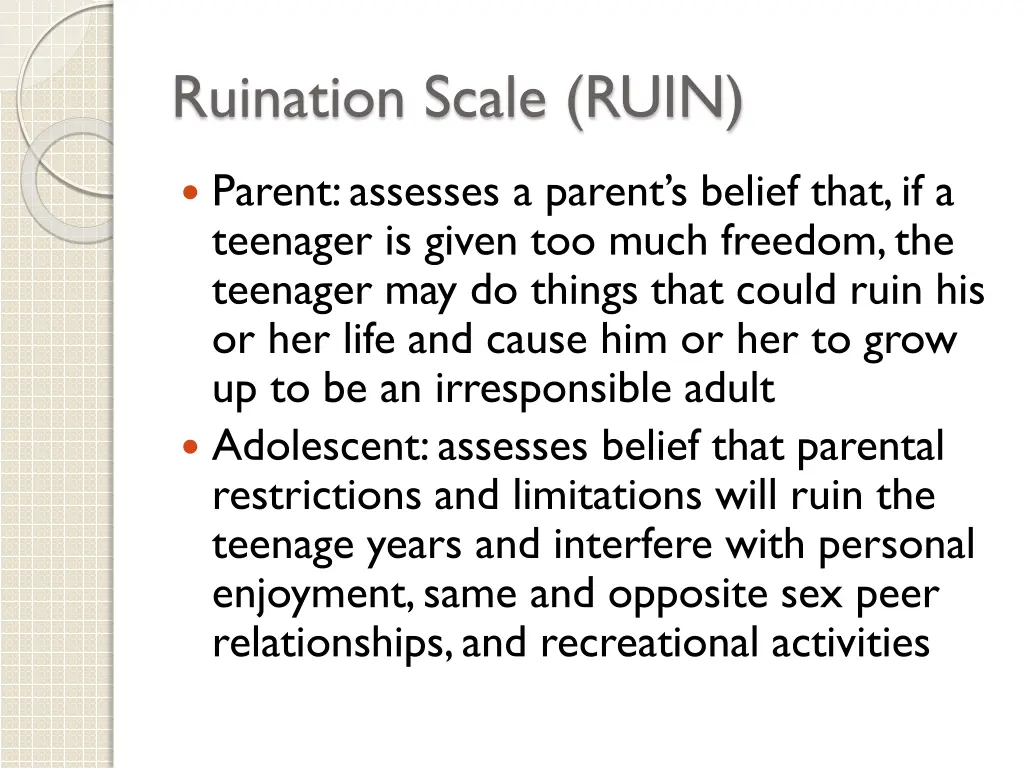 ruination scale ruin