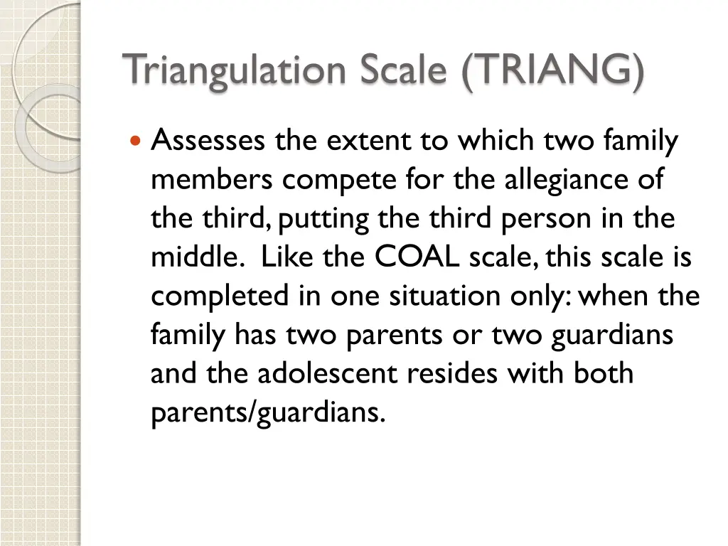 triangulation scale triang