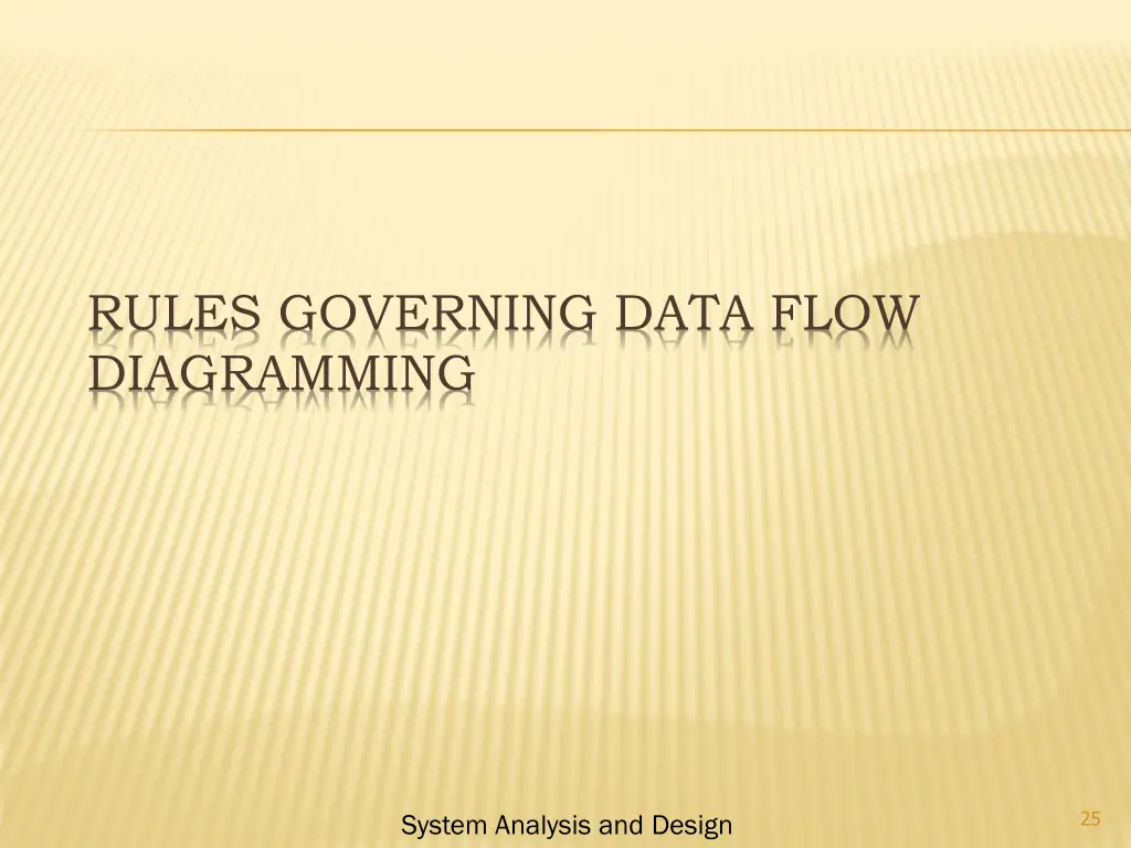 rules governing data flow diagramming