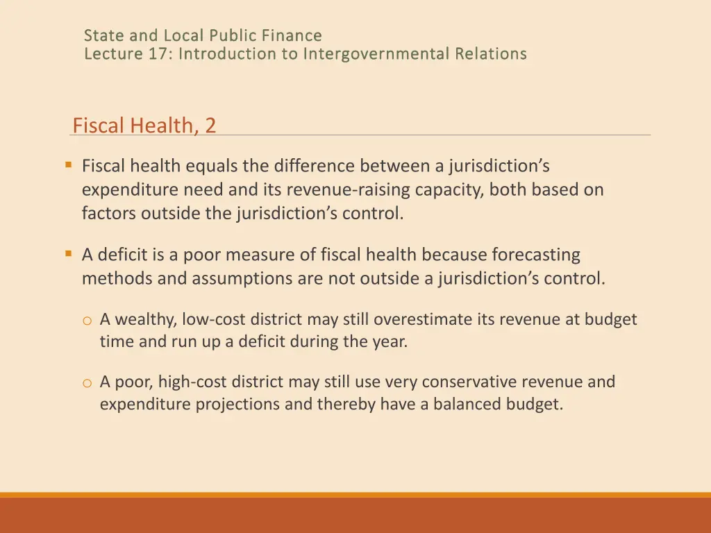 state and local public finance state and local 36