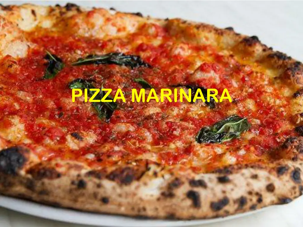 pizza marinara