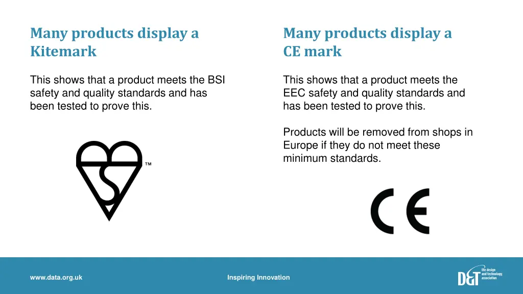 many products display a kitemark
