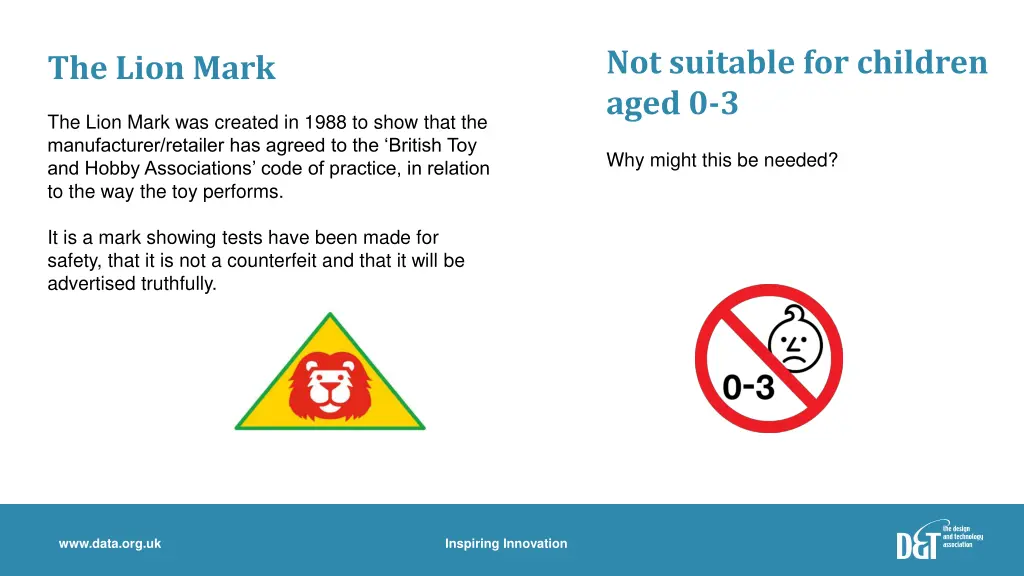 not suitable for children aged 0 3