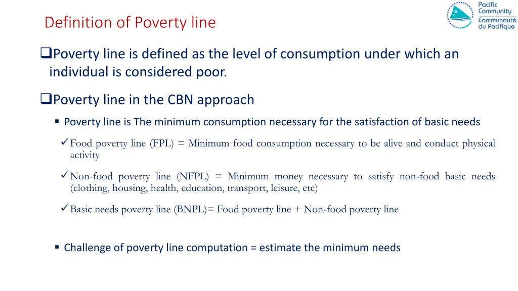 definition of poverty line