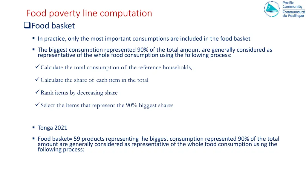 food poverty line computation food basket 1