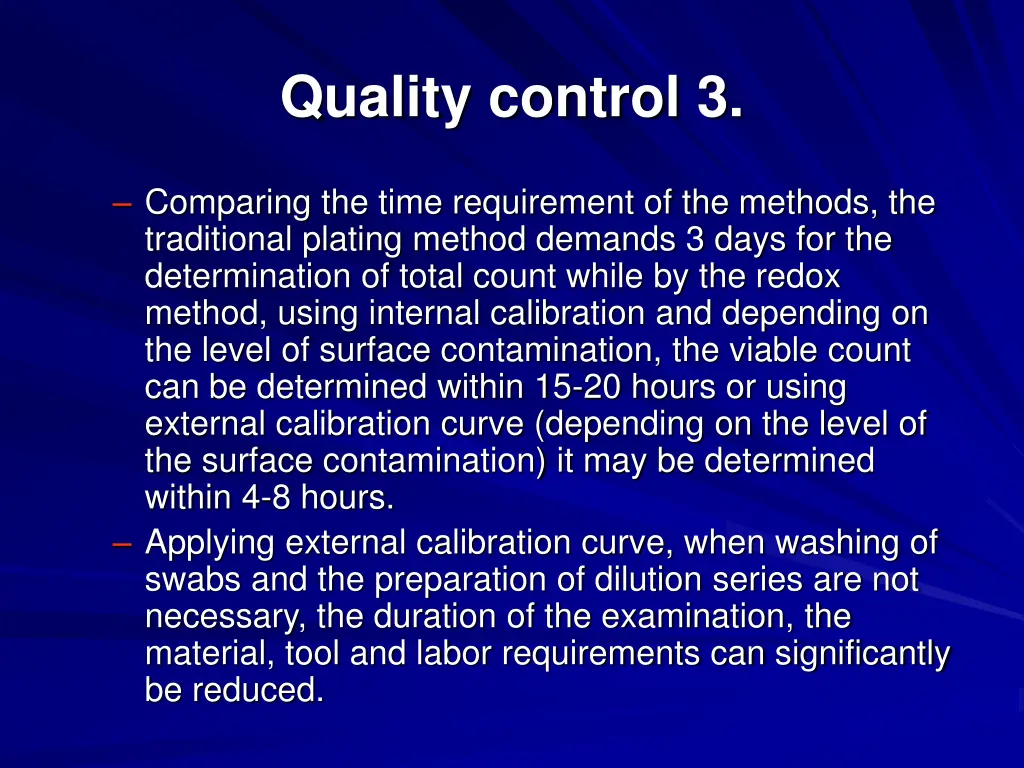 quality control 3 2
