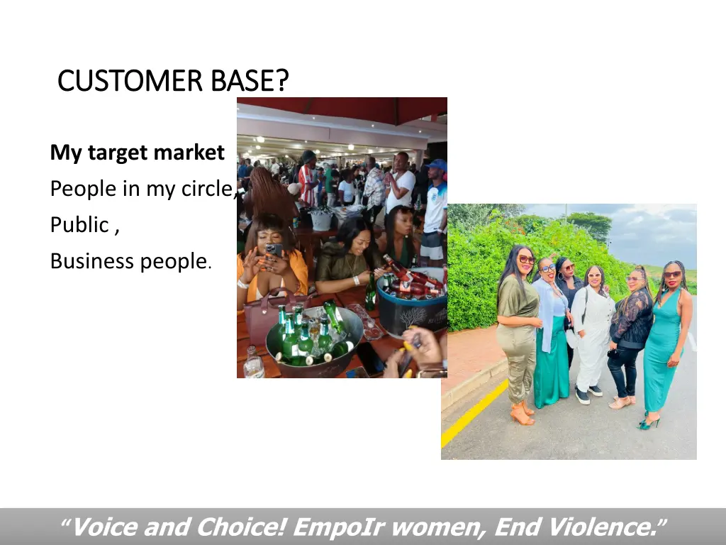 customer base customer base