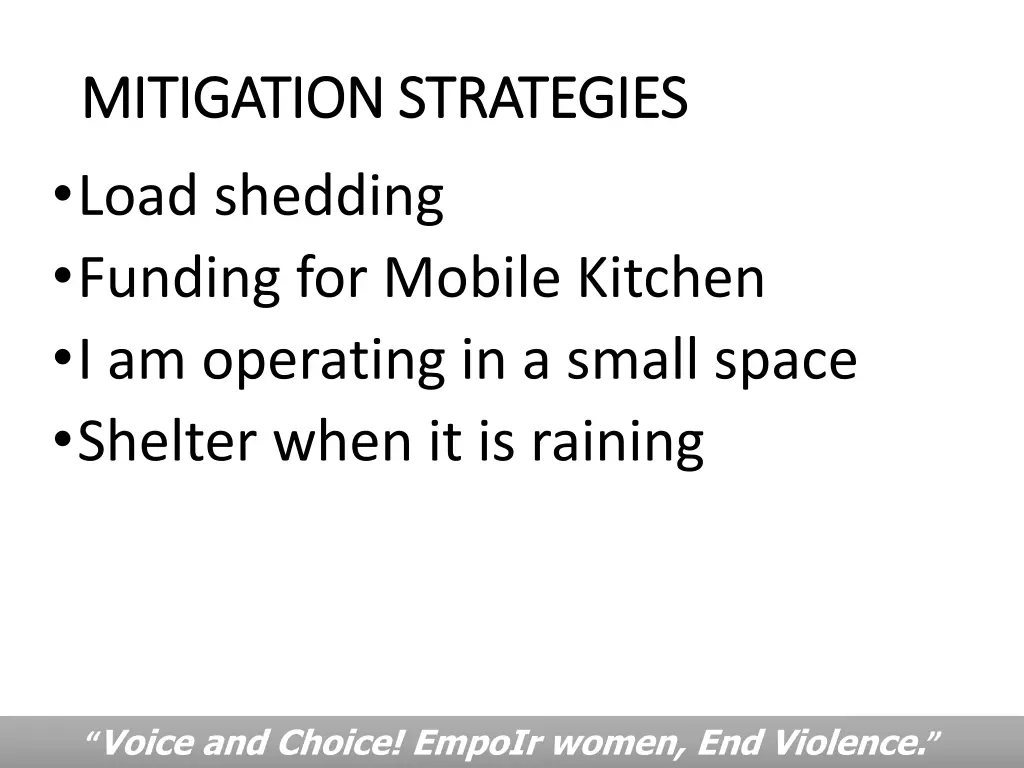 mitigation strategies mitigation strategies load