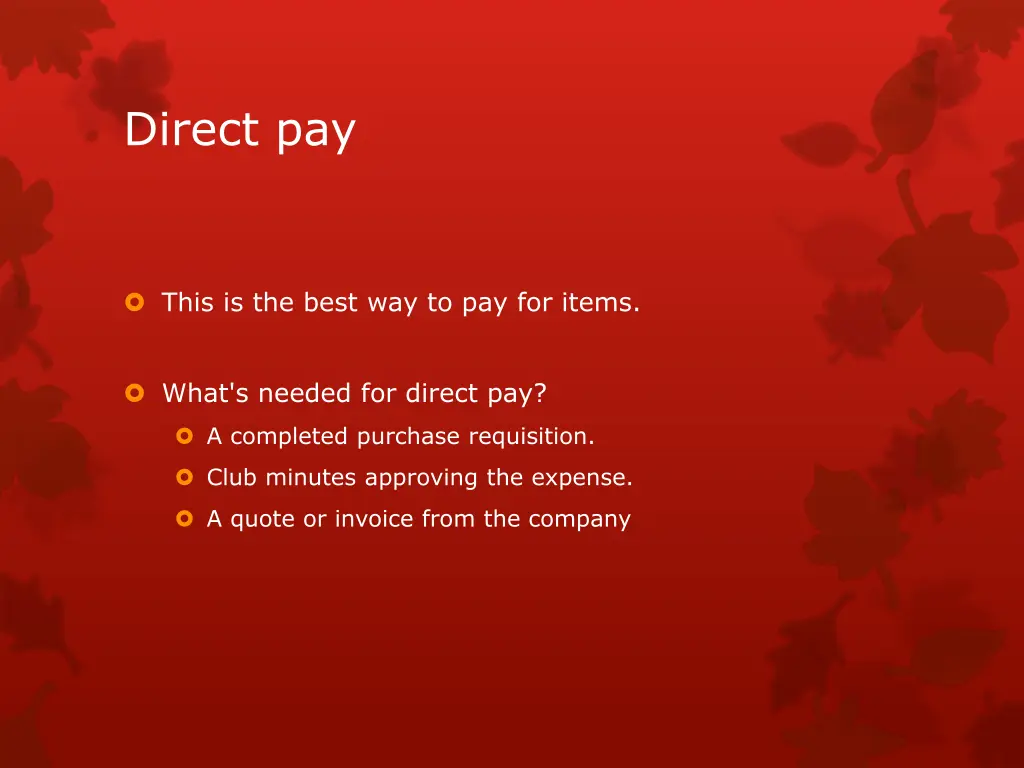 direct pay