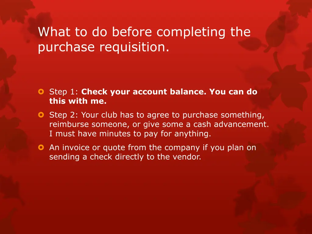 what to do before completing the purchase