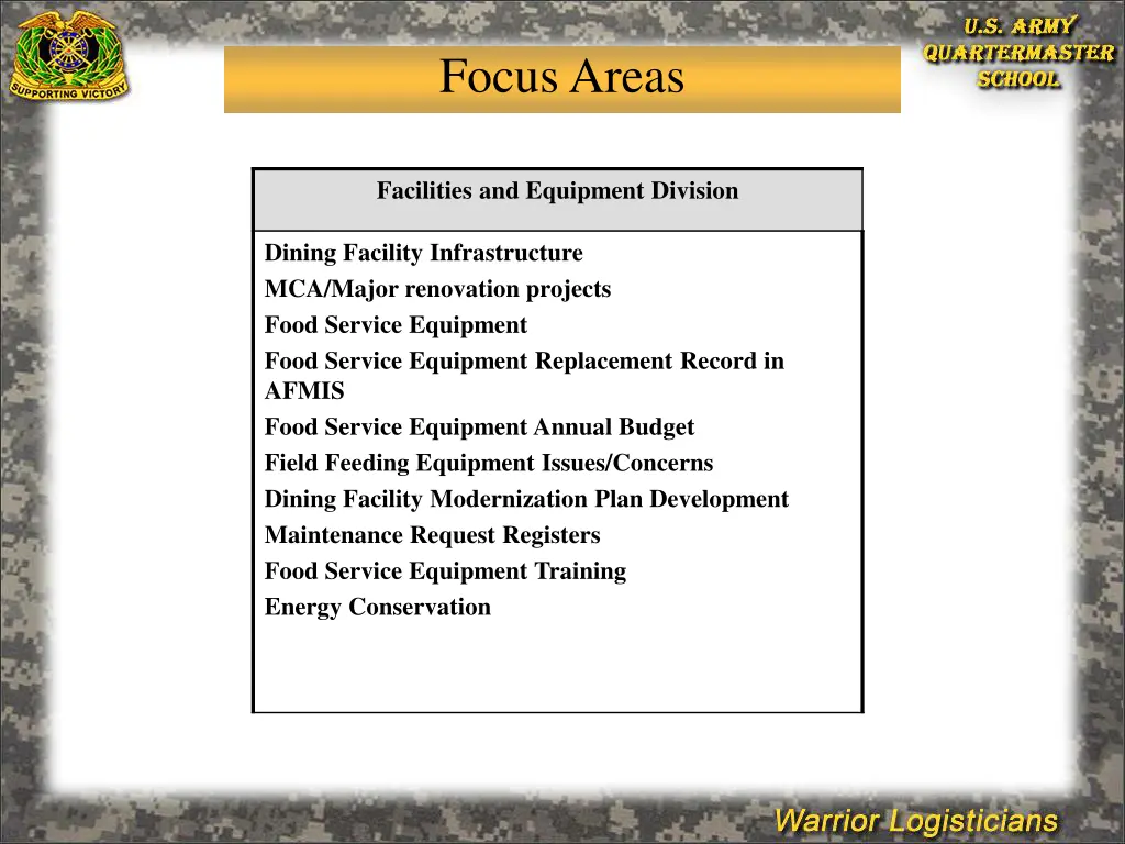 focus areas 1