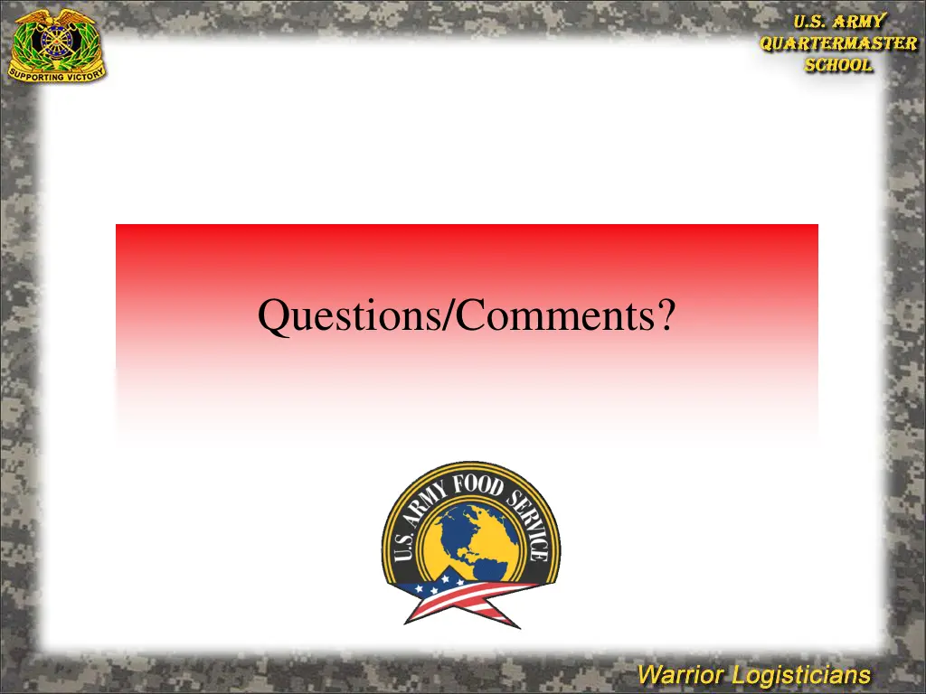 questions comments