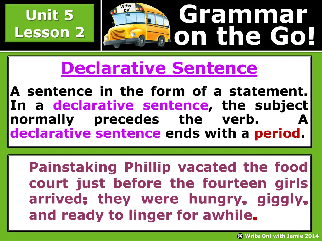 grammar on the go 8