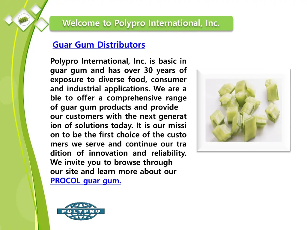 welcome to polypro international inc