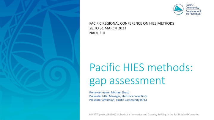 pacific regional conference on hies methods