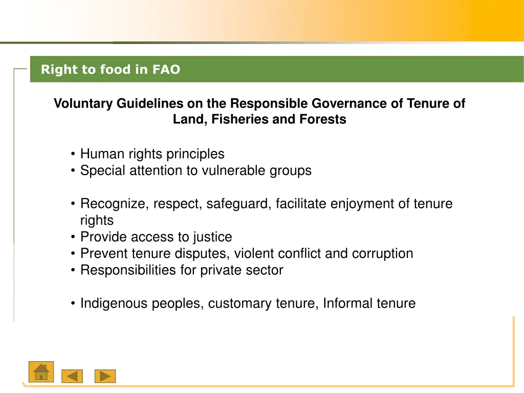 right to food in fao 2